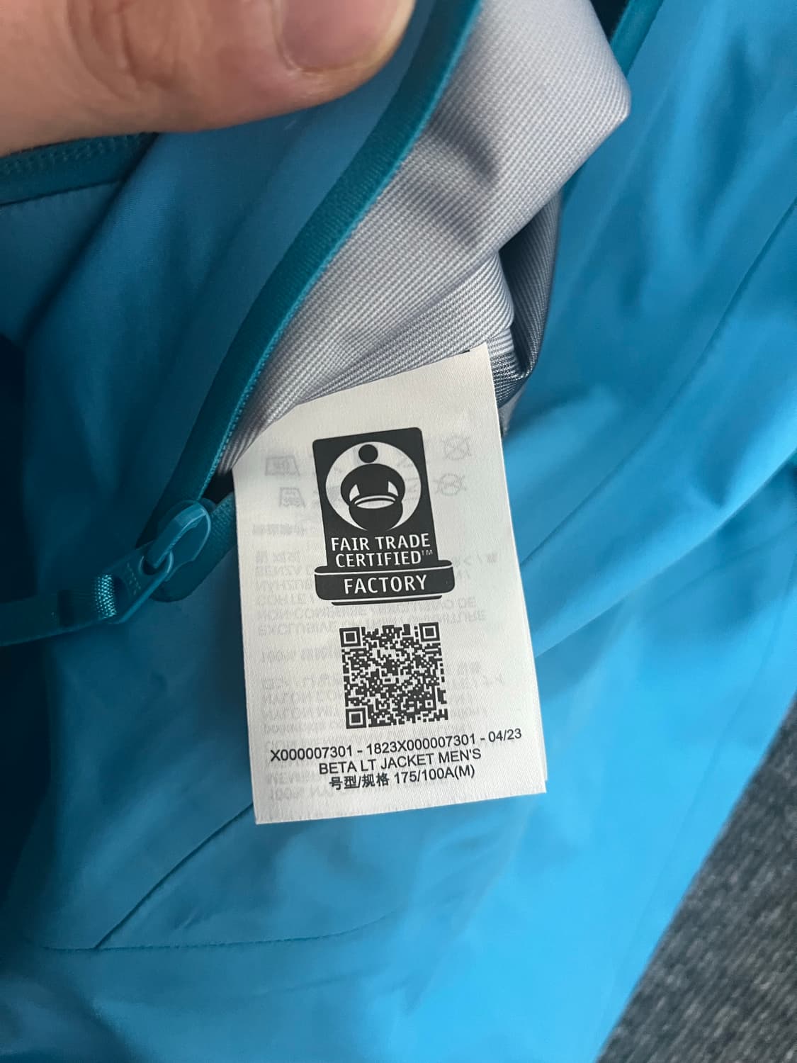 [M] 아크테릭스 베타 LT 자켓 블루 테트라 상품이미지8