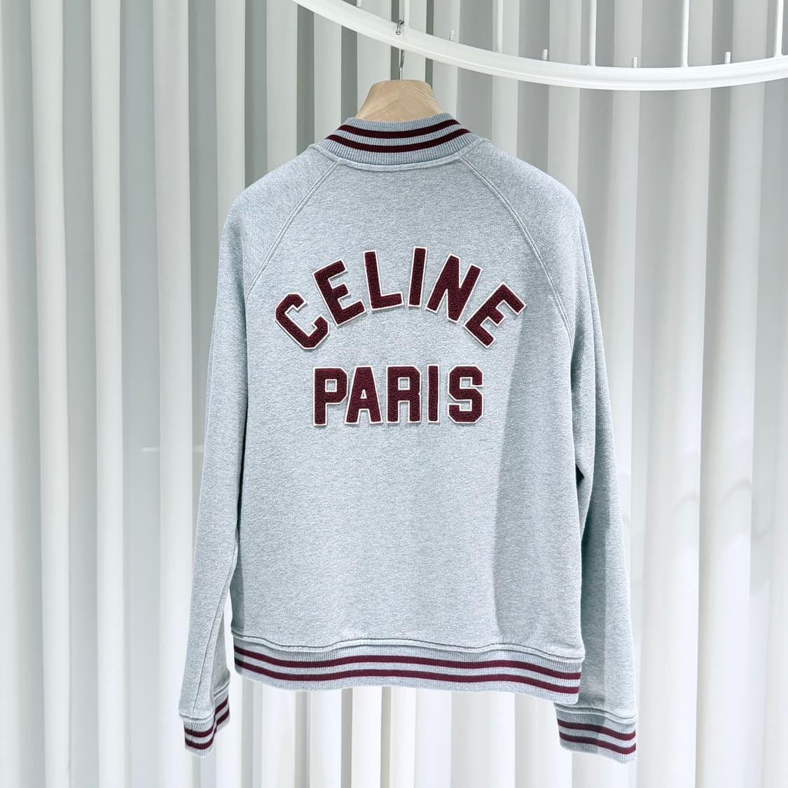 L / 셀린느 테디 컬리지 테디 그레이 바시티 상품이미지4