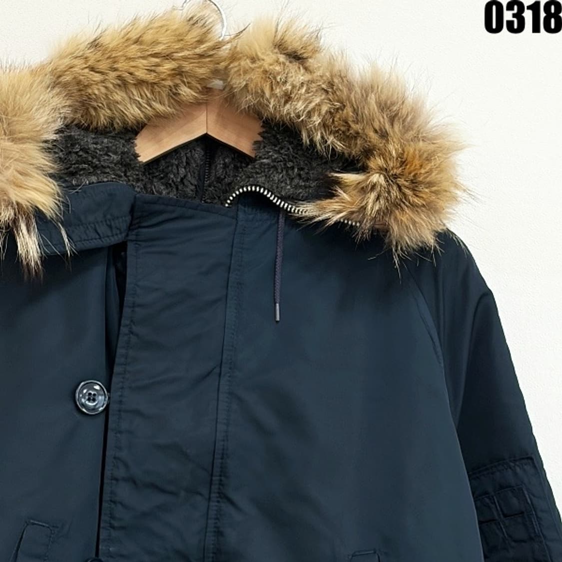 U.S. 밀리터리 N-2B 타입 퍼 후드 패딩 자켓 상품이미지2