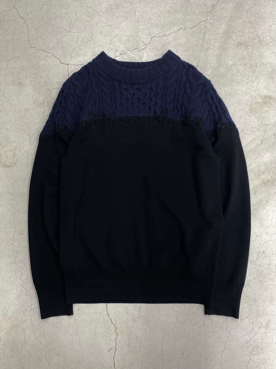 사카이 17AW 하이브리드 울 니트 상품이미지2