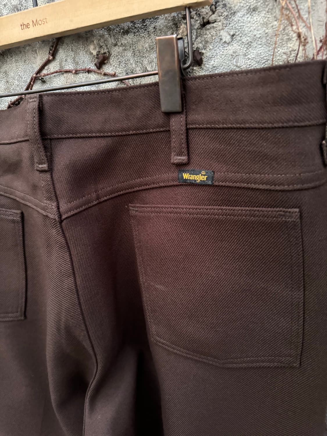 70s 랭글러 usa 빈티지 스타프레스트 메카닉 웨스턴 부츠컷 팬츠 상품이미지7