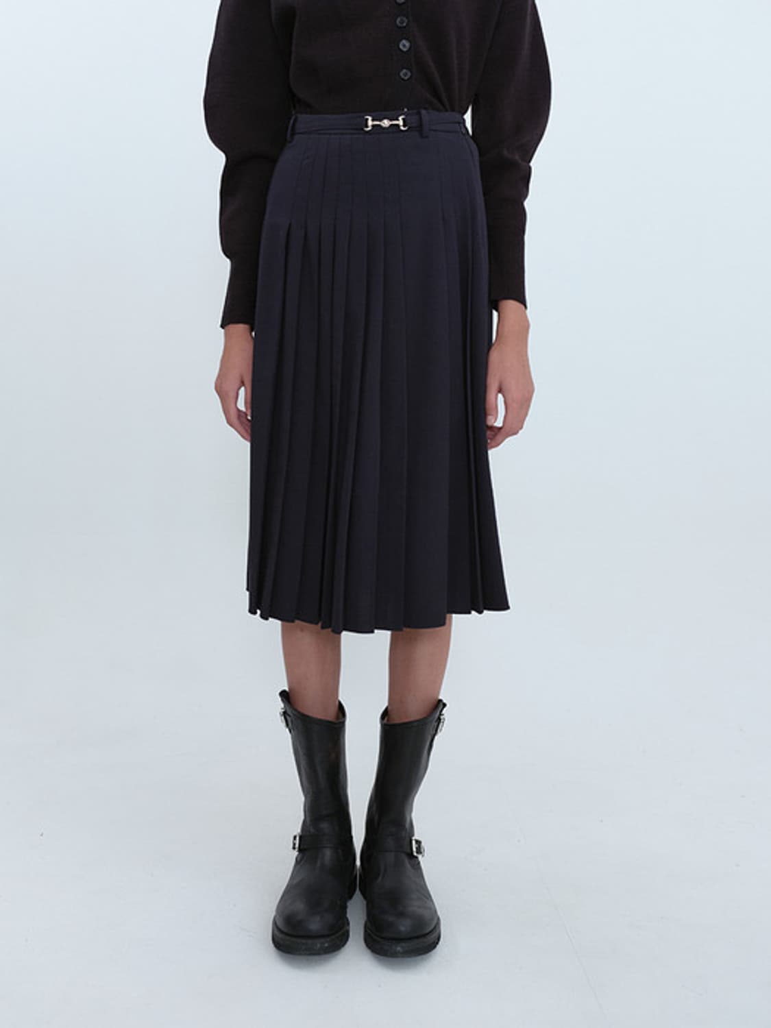 Ahwe 아위 wool pleated skirt 상품이미지2