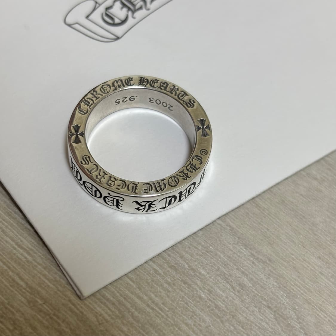 크롬하츠 퍽유링 6mm 상품이미지1