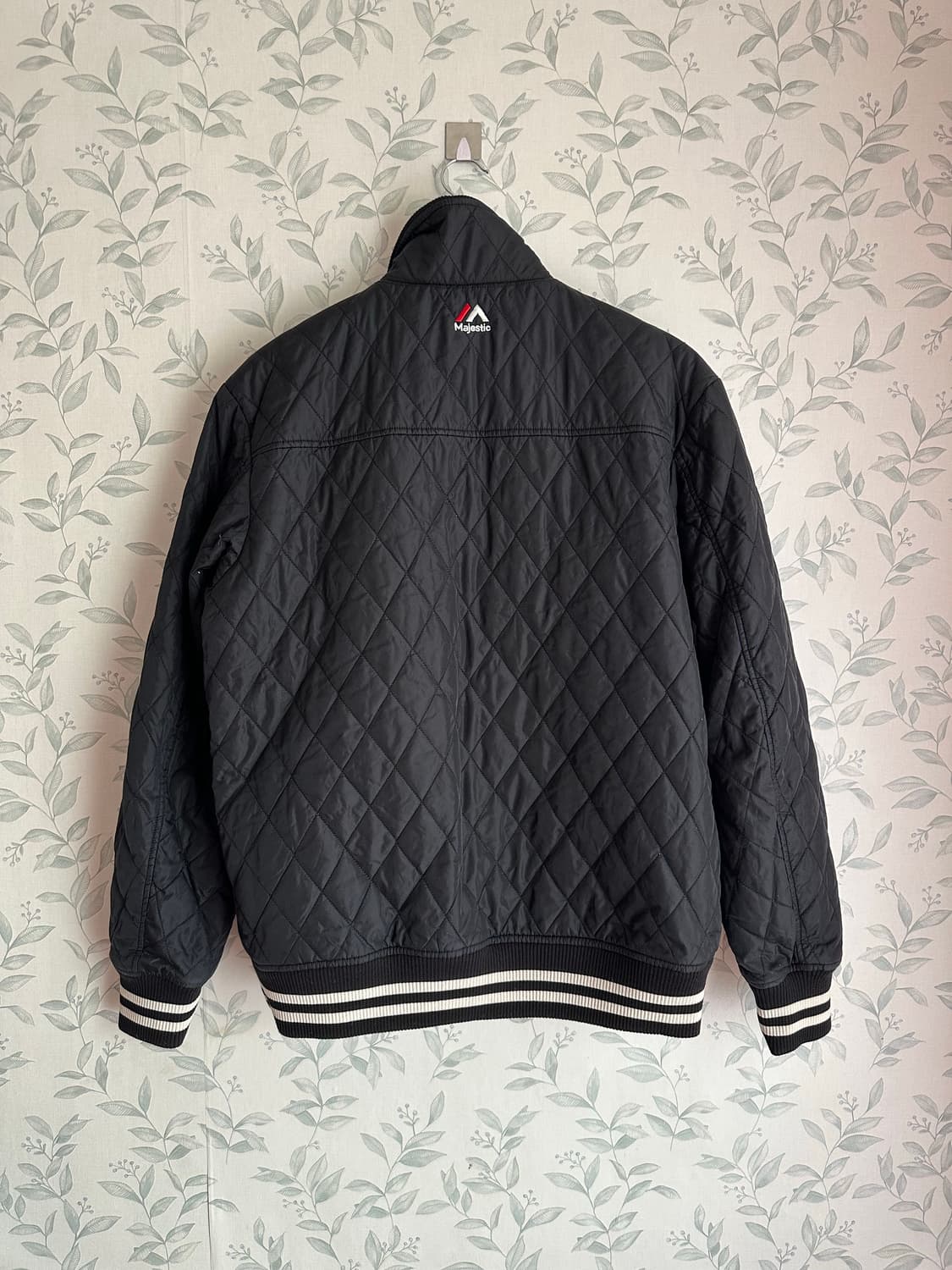 Majestic 블랙 퀼팅 점퍼 L(100) 상품이미지2