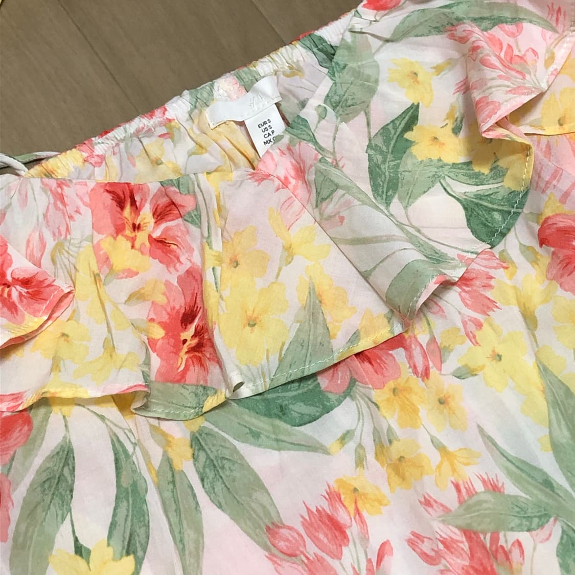 h&m 에이치앤엠 프릴 트리밍 스트랩 드레스 (새상품) 상품이미지2