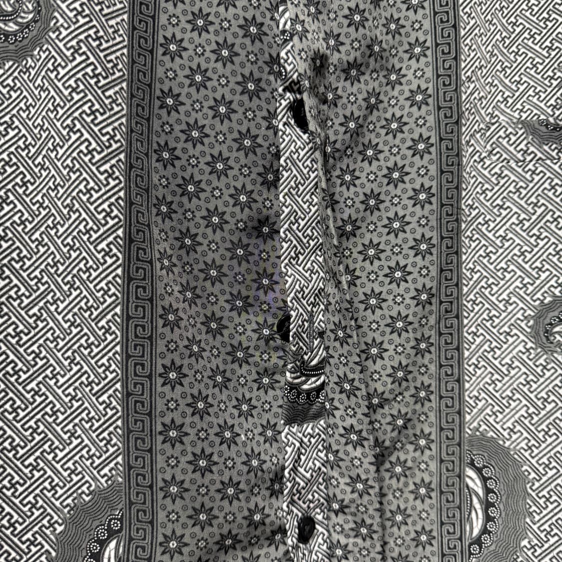 VTG 빈티지 히든 버튼 패턴 긴팔 셔츠 상품이미지5