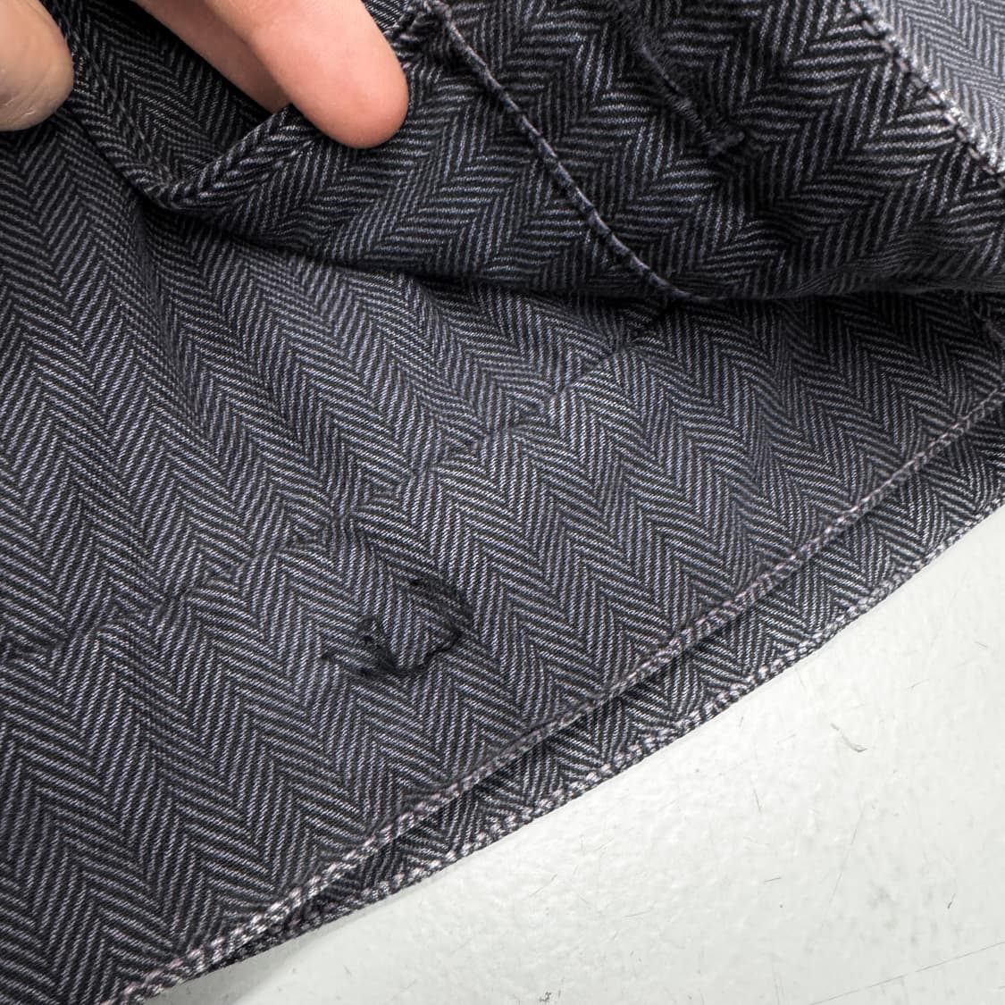 디젤 Y2K 코튼 크롭 라이더 자켓 상품이미지6