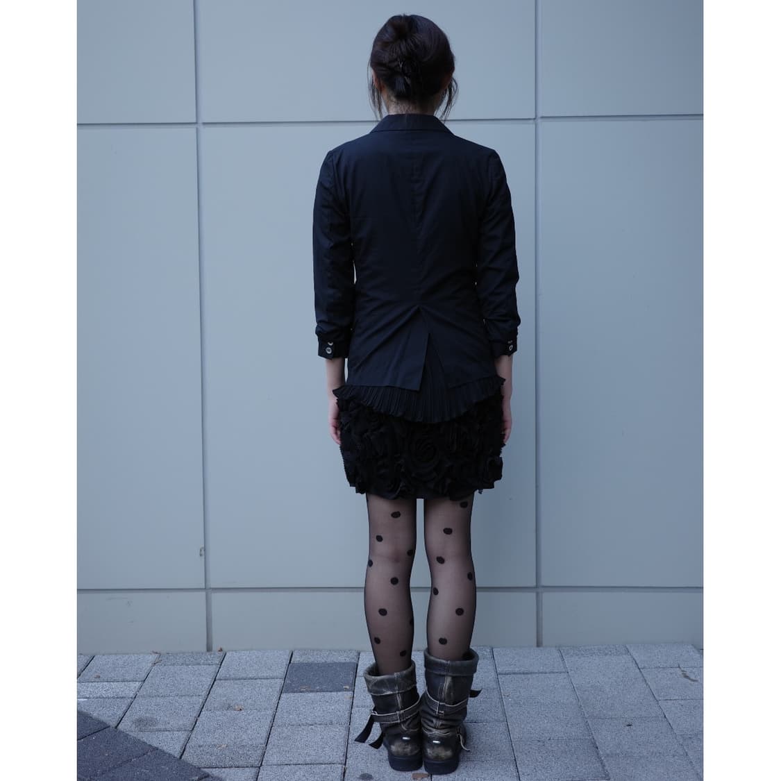 빈티지 블랙 블레이저 자켓 상품이미지5