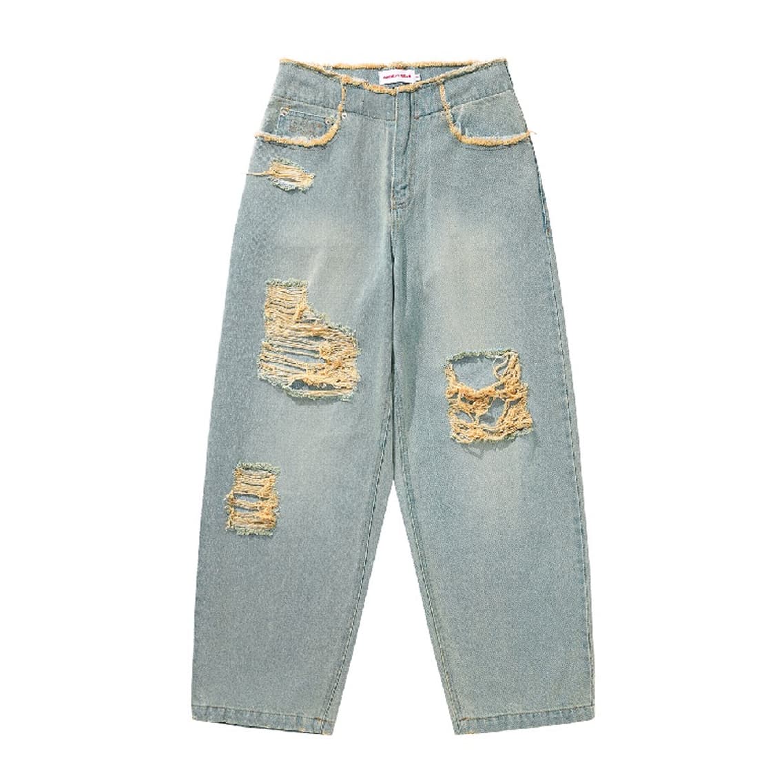 아카이브볼드 찢청 DESTROYED DENIM PANTS (이한 착용) 상품이미지2