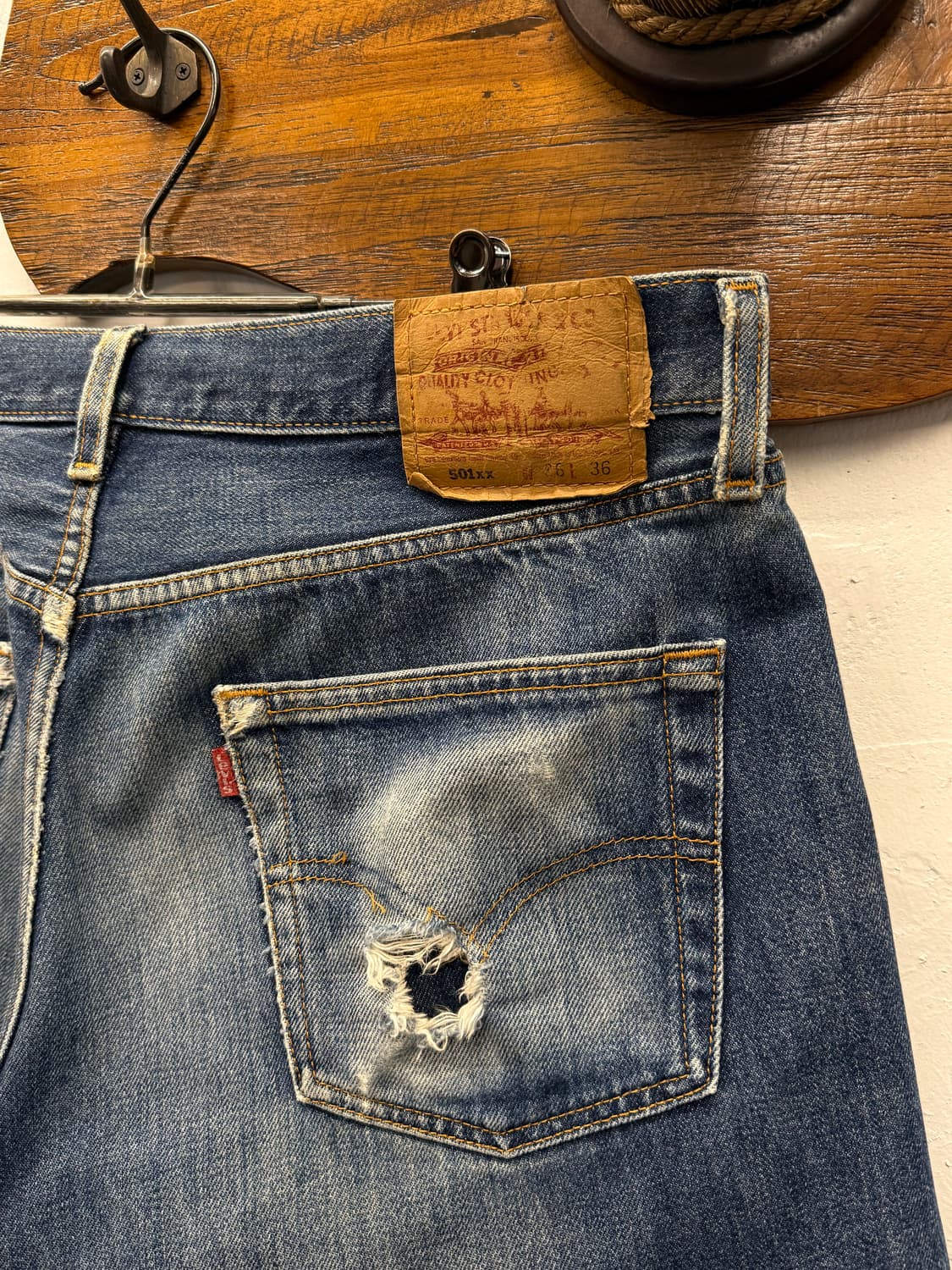 USA Levi’s 501xx Denim Shorts 상품이미지3