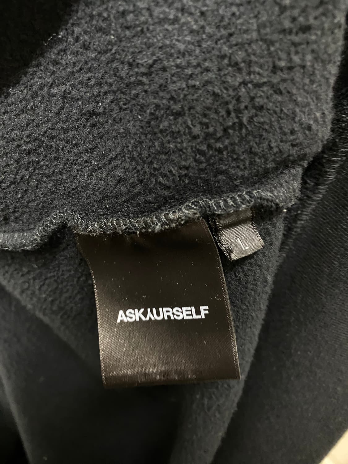 [L] Askyurself 십자 패치 집업 후드 상품이미지4