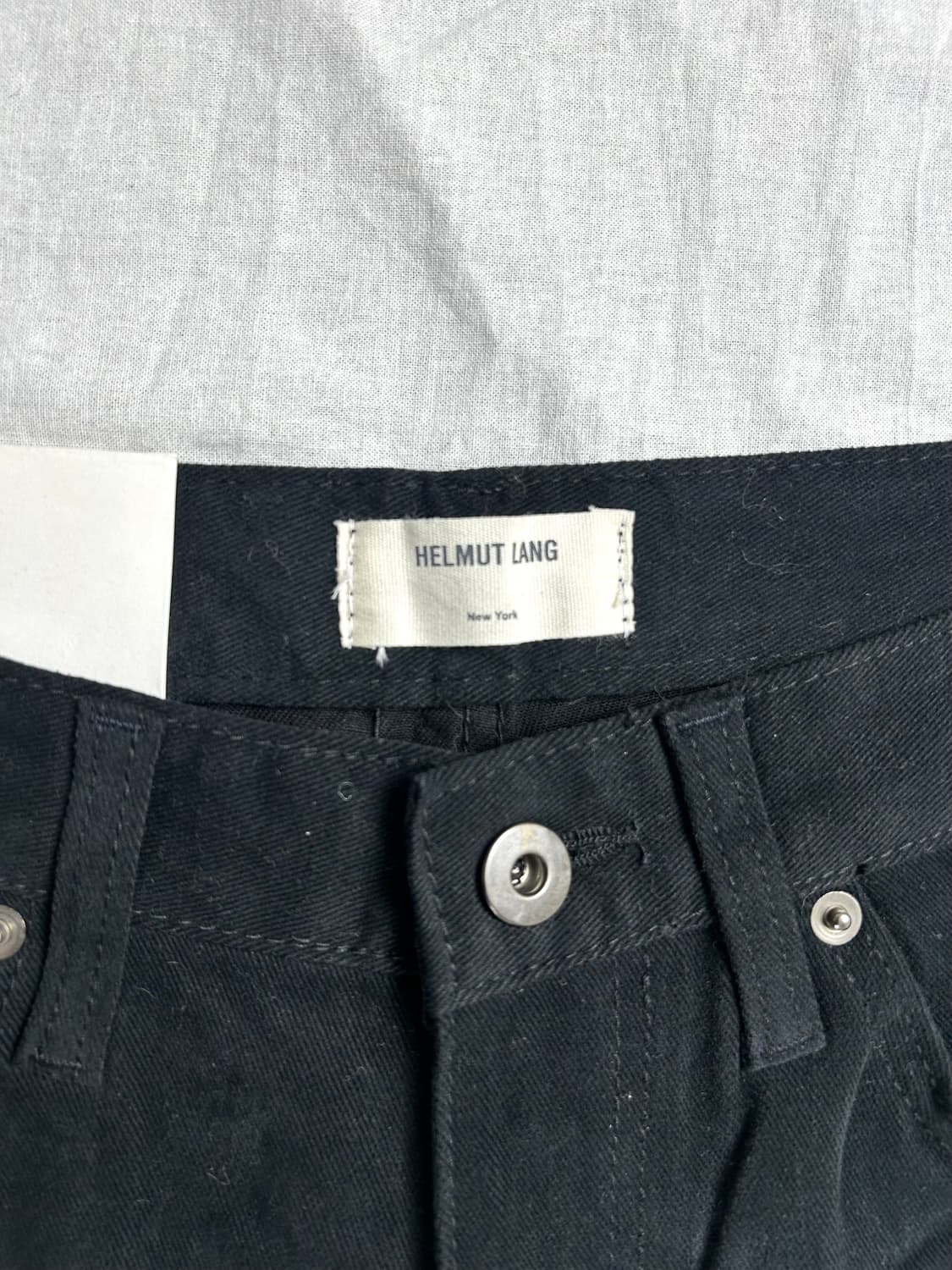 Helmut Lang 2000s OG 블랙 슬림진 상품이미지3