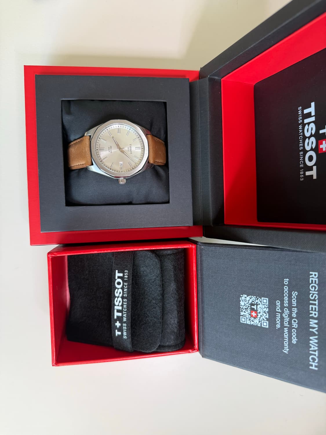 티쏘 PRC100 솔라 (브라운 레더) 판매합니다 상품이미지2