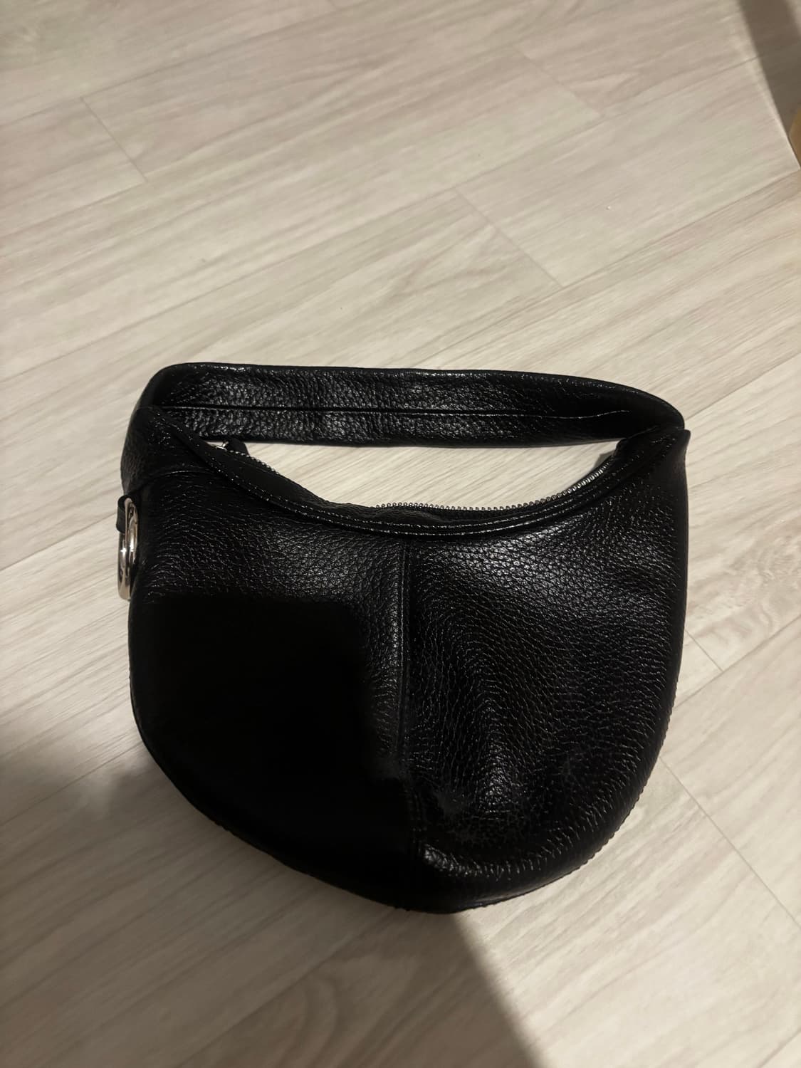OPEN YY Black Leather Moto Mini Bag 상품이미지3