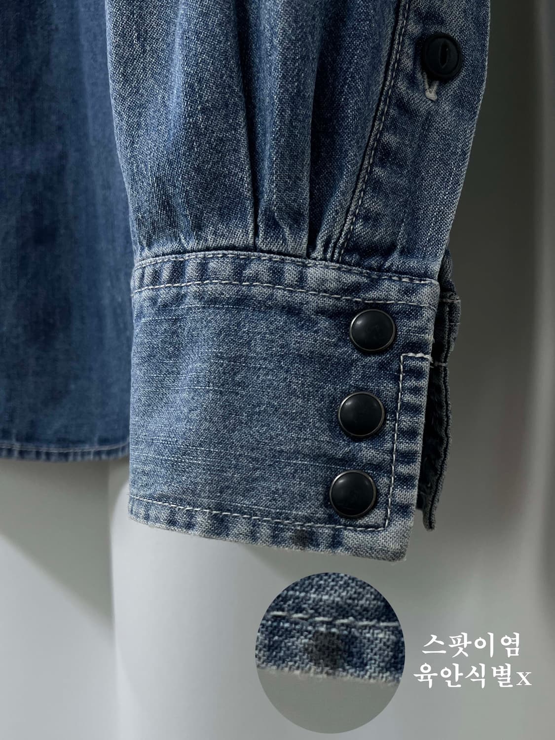 폴로 랄프로렌 콘초 사우스 웨스턴 워시드 데님 셔츠 상품이미지10