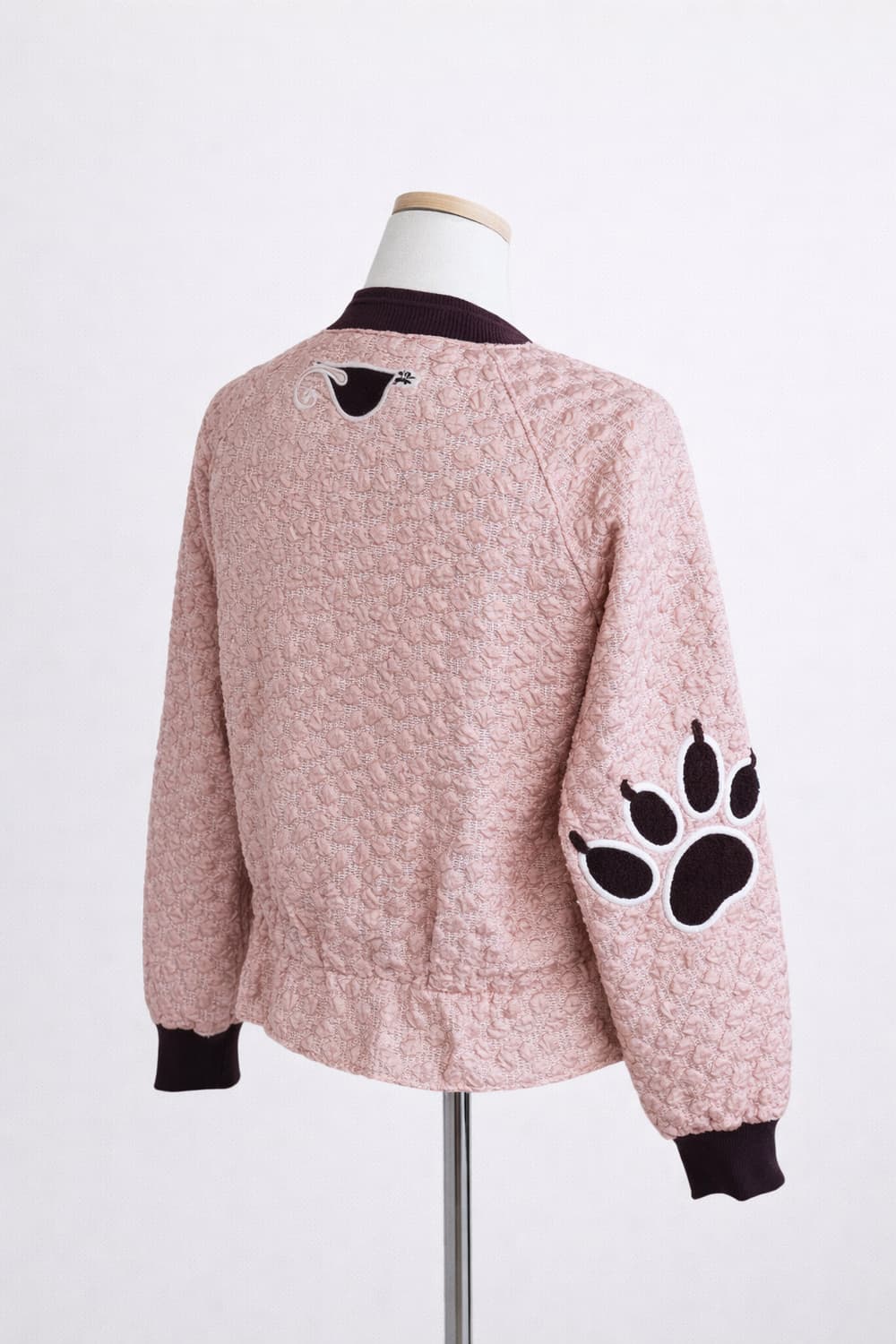 🌸 정가60만원대 레어템 벚꽃여신코랄피치 트위드 유니크패치 오엠디 자켓 상품이미지4