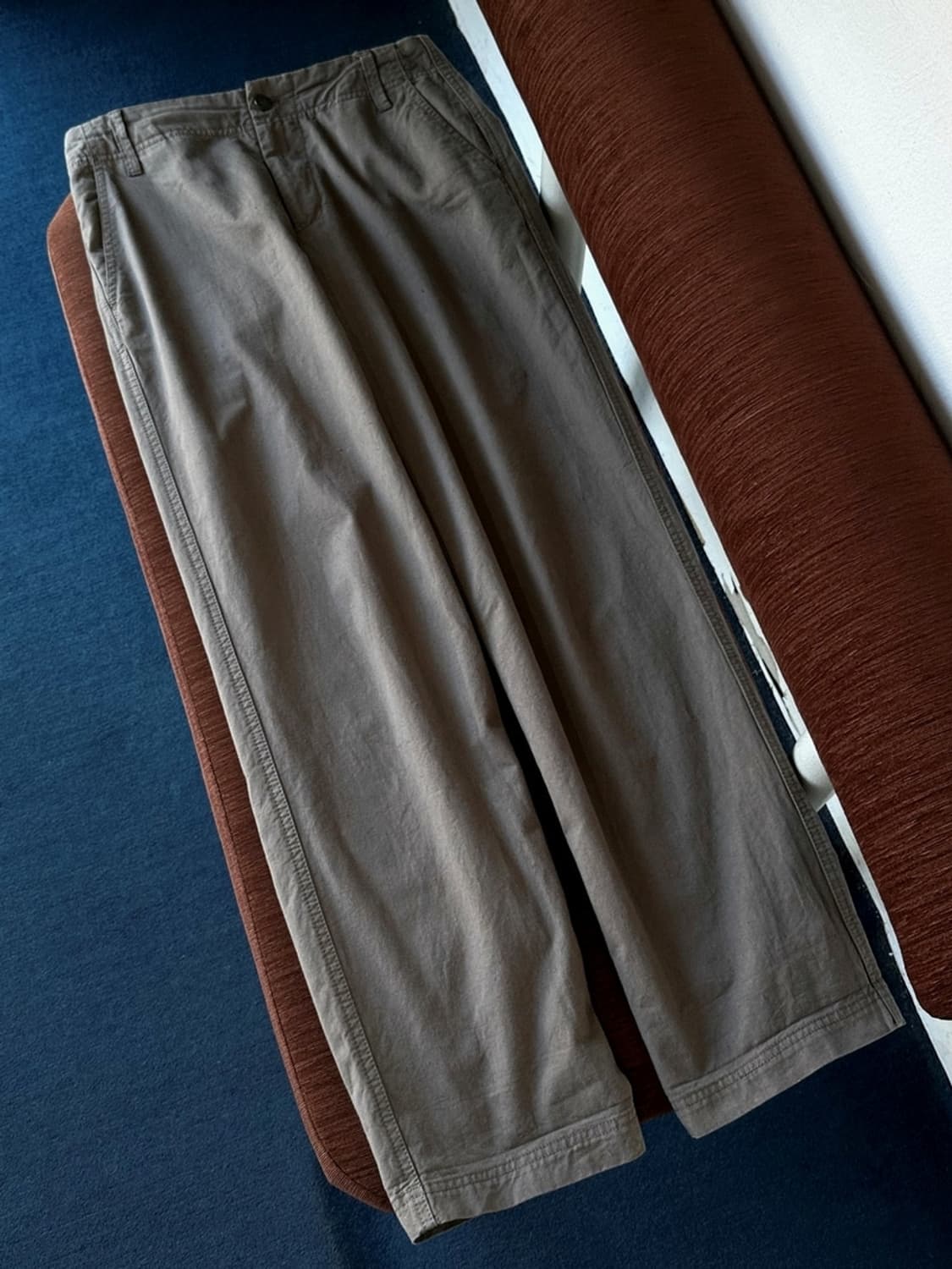 Nep cotton design straight pants 상품이미지4