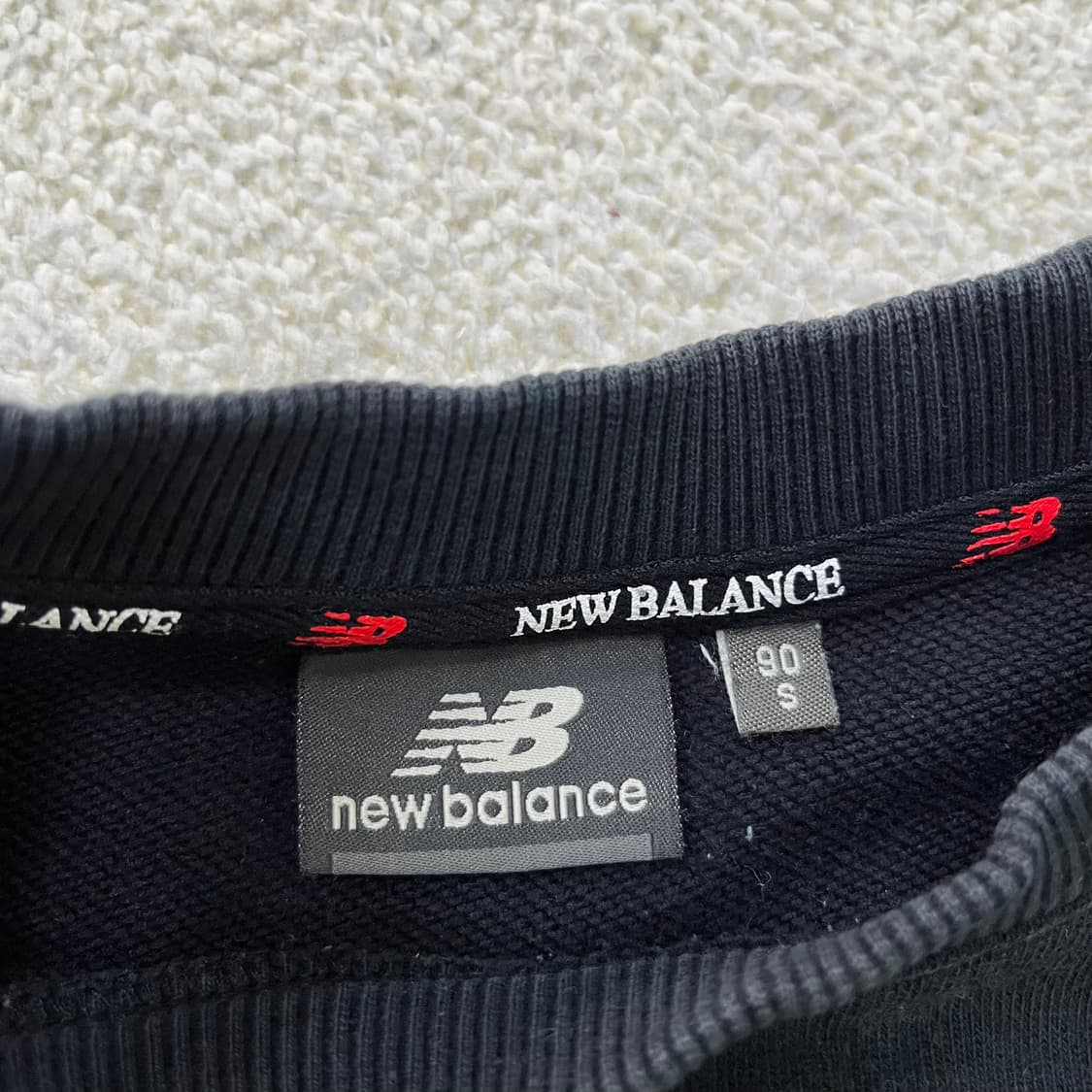 S 뉴발란스 빅로고 긴팔 맨투맨 0319M 상품이미지2