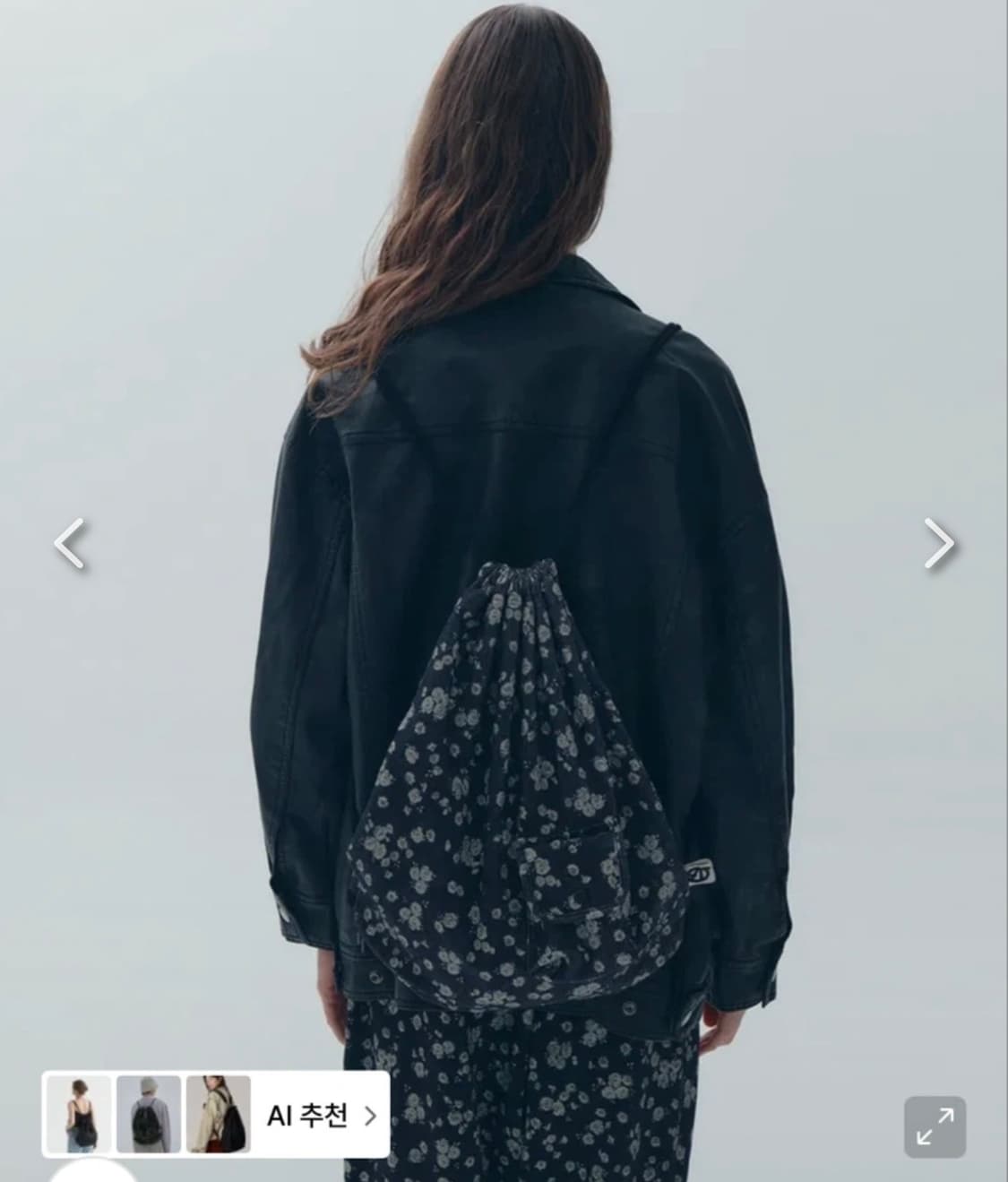 소프트서울 포지 플라워 스트링 백팩 상품이미지2