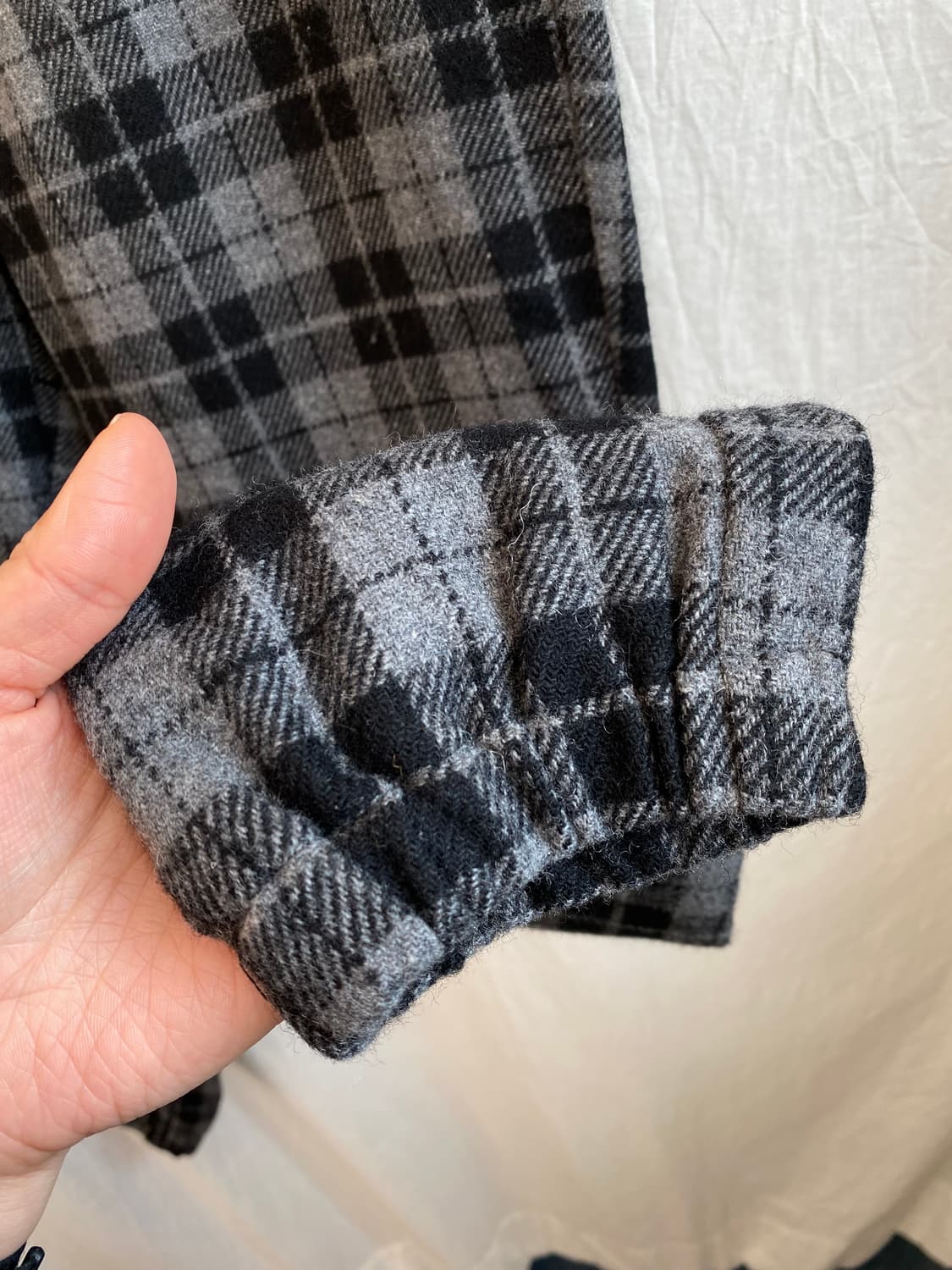 SIMPLICITE 울혼방 체크 팬츠(28) 상품이미지6