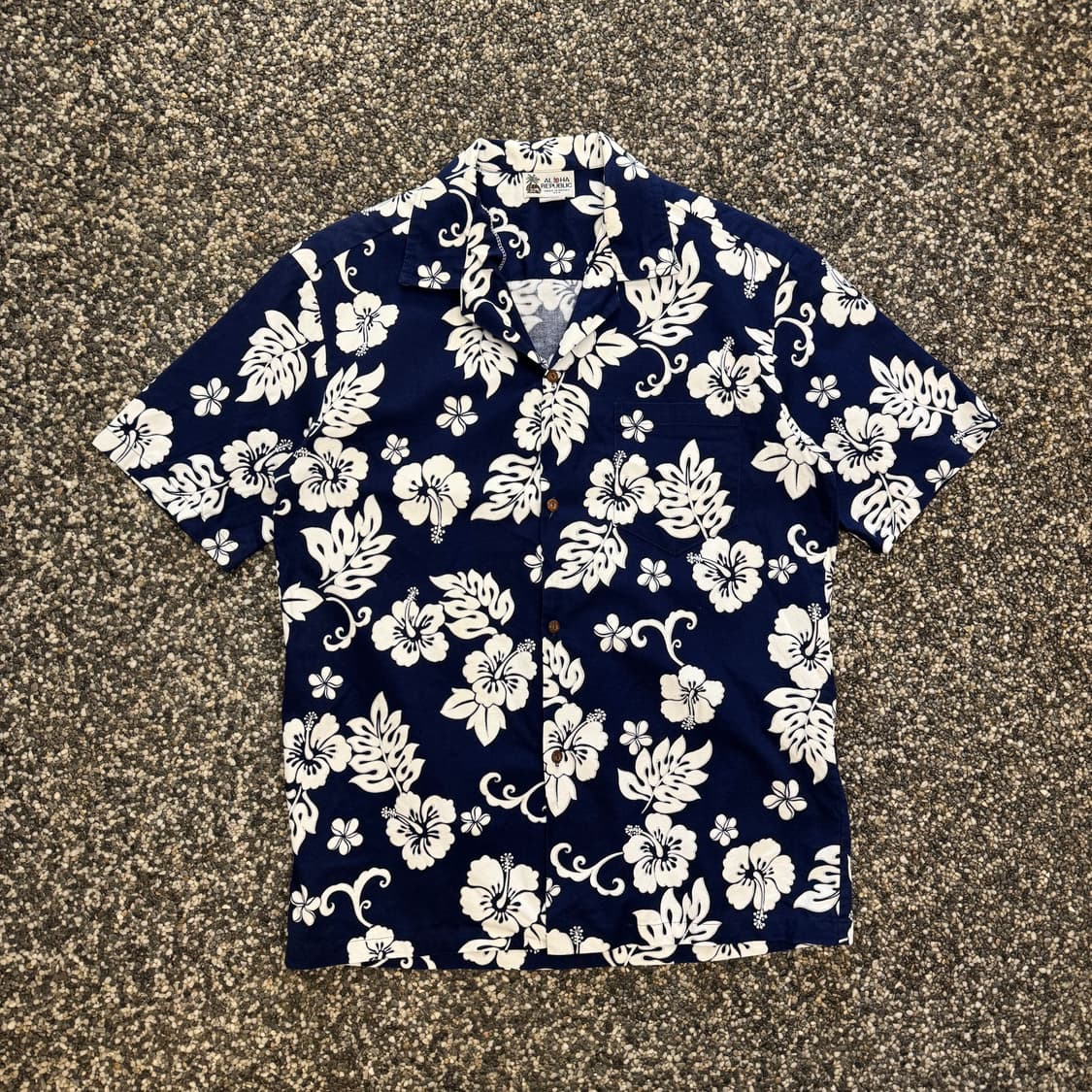 알로하 리퍼블릭 코튼 하와이안 셔츠 made in Hawaii (L)   상품이미지1