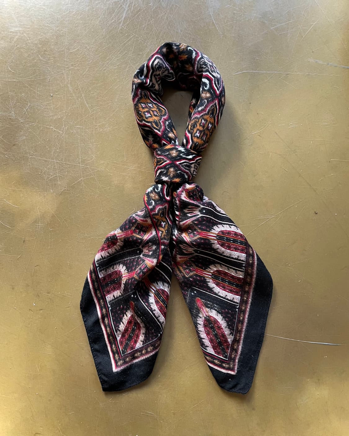 Jpn Vintage Native Pattern Wool Scarf 상품이미지8