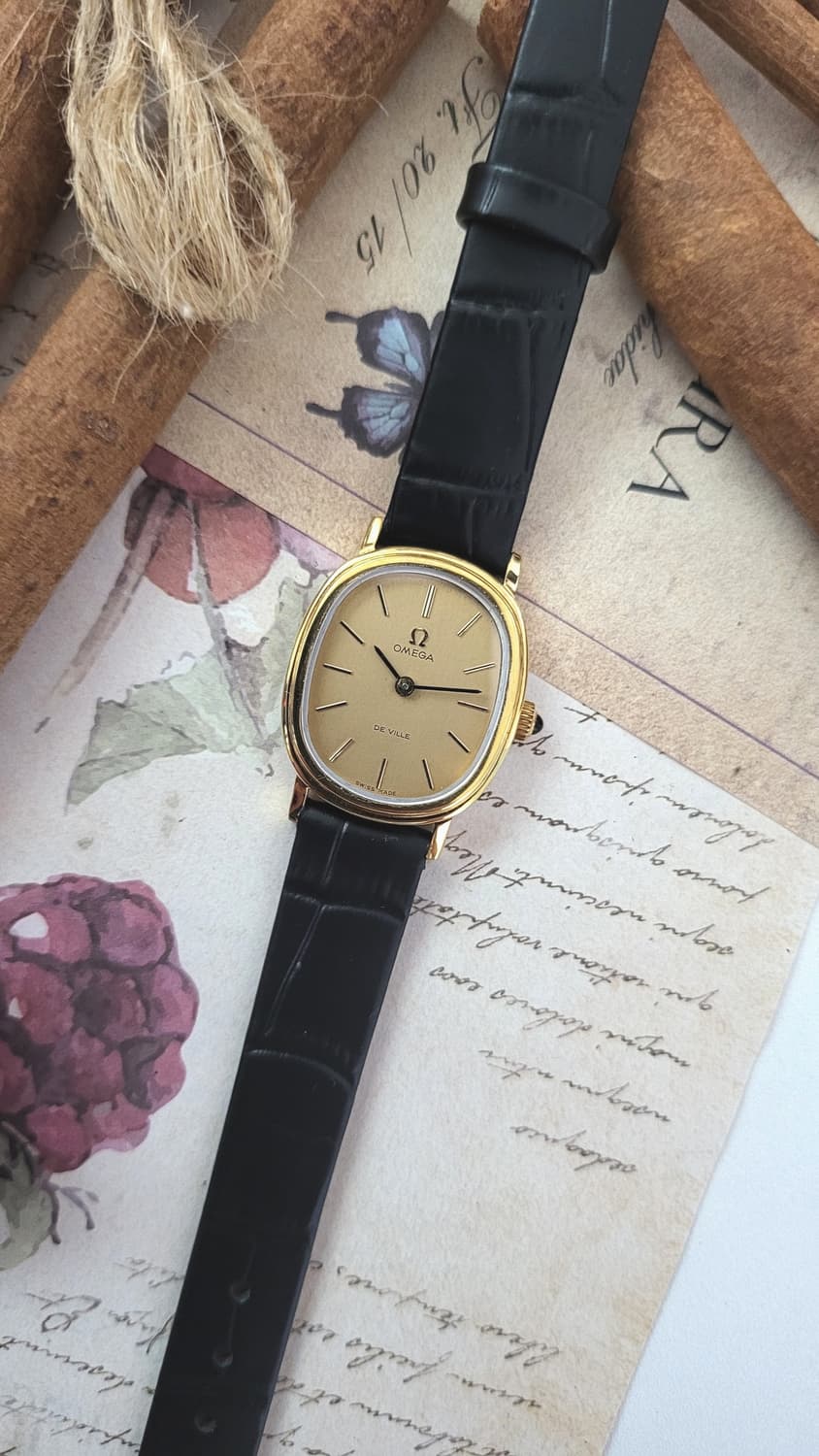 정품 오메가 드빌 엘립스 수동 시계 (이청아 오메가 드빌 시계) 상품이미지4