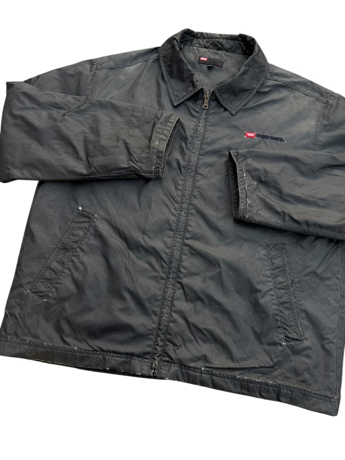 90s Diesel 디젤 스포티 코튼 나일론 자켓 상품이미지3