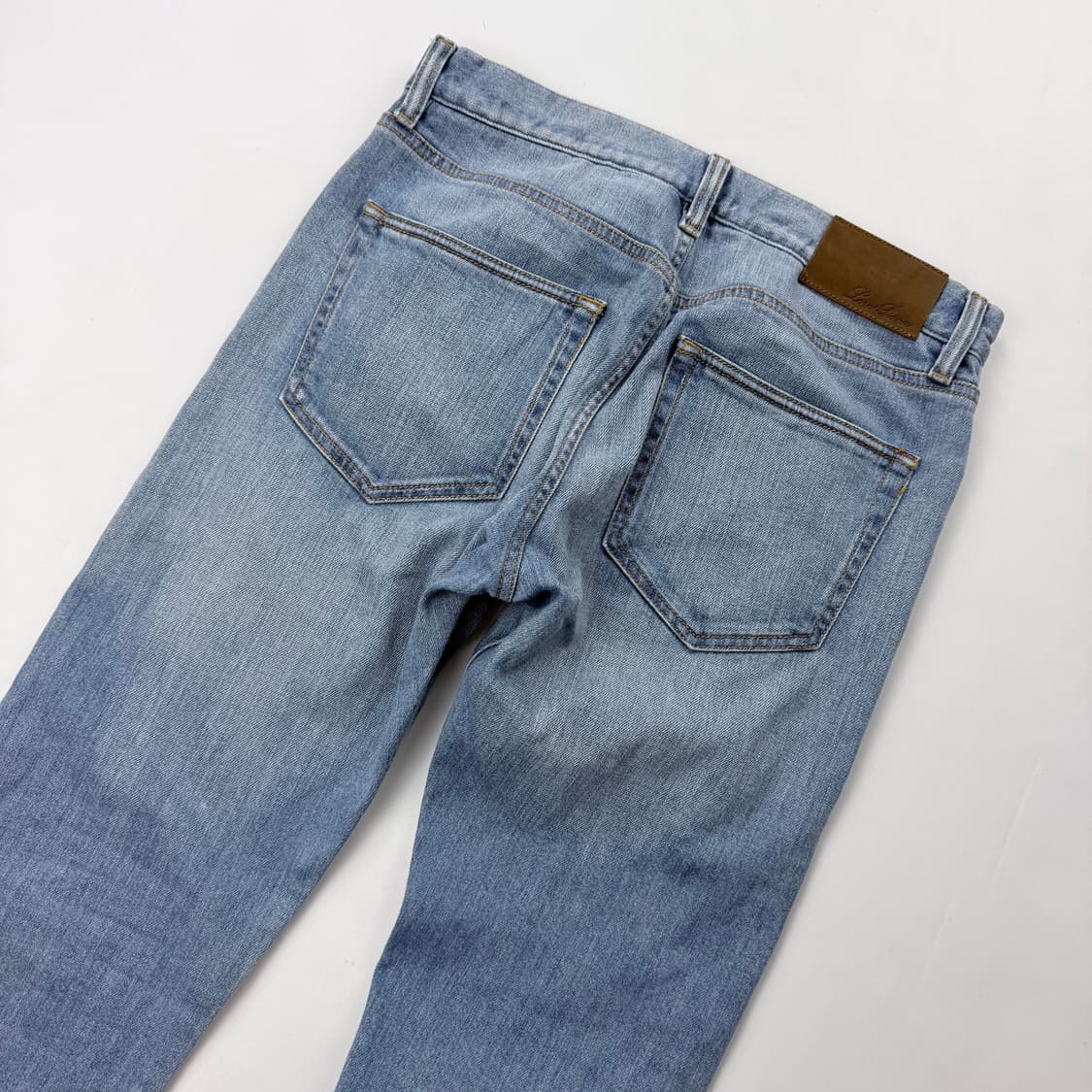 로로피아나 23ss 도치오 트라우저 데님 재패니즈 아주르 상품이미지10