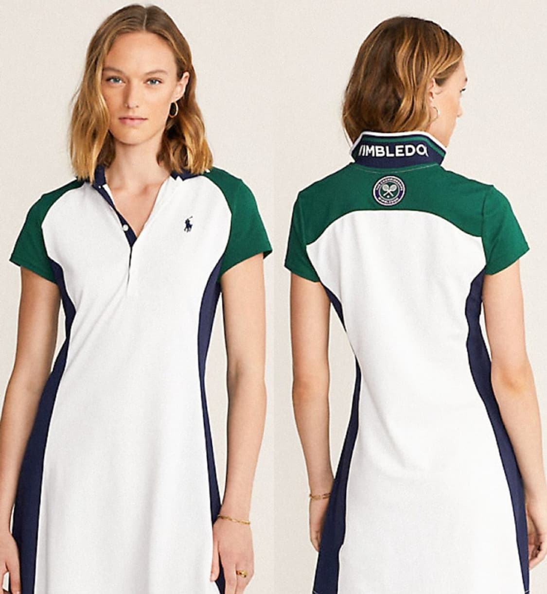 폴로 랄프로렌 윔블던 피케 숏 슬리브 드레스 원피스 M사이즈 상품이미지1