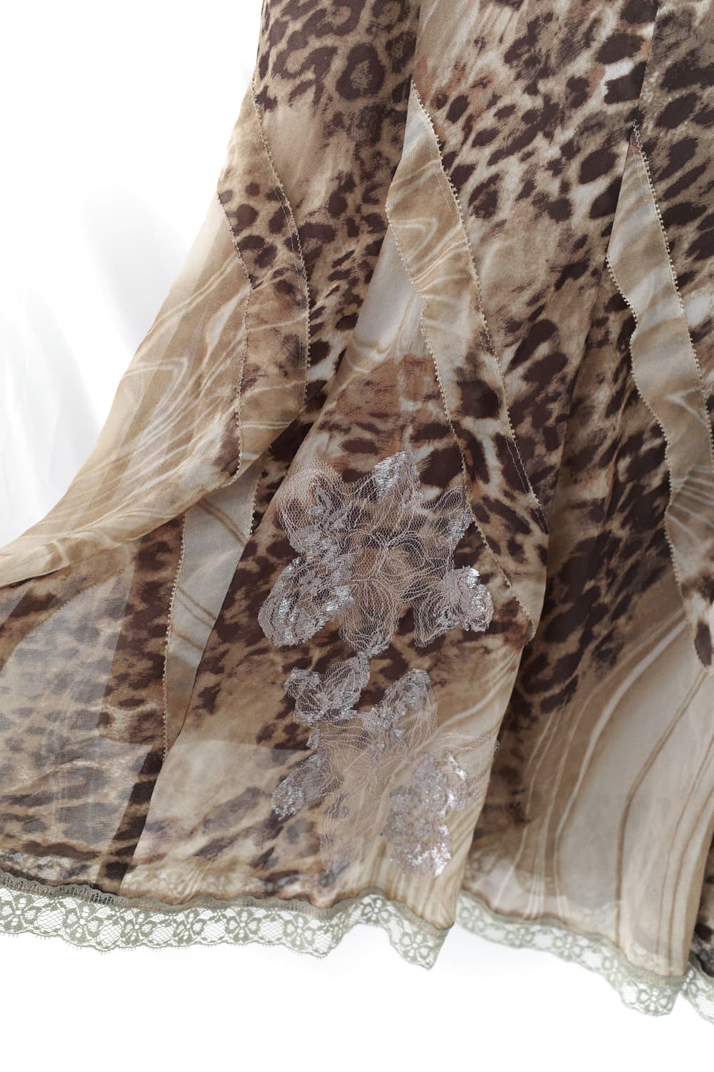 leopard frill flower skirt  상품이미지2