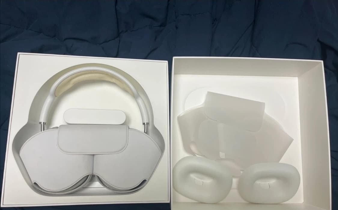 애플 에어팟 맥스(라이트닝) 실버 풀박스 상품이미지2