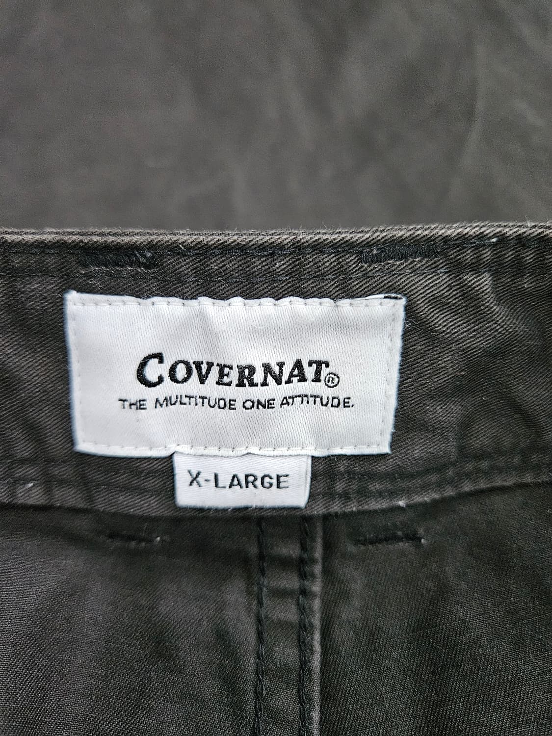 커버낫 블랙차콜 남성 허리 34 면바지  상품이미지3