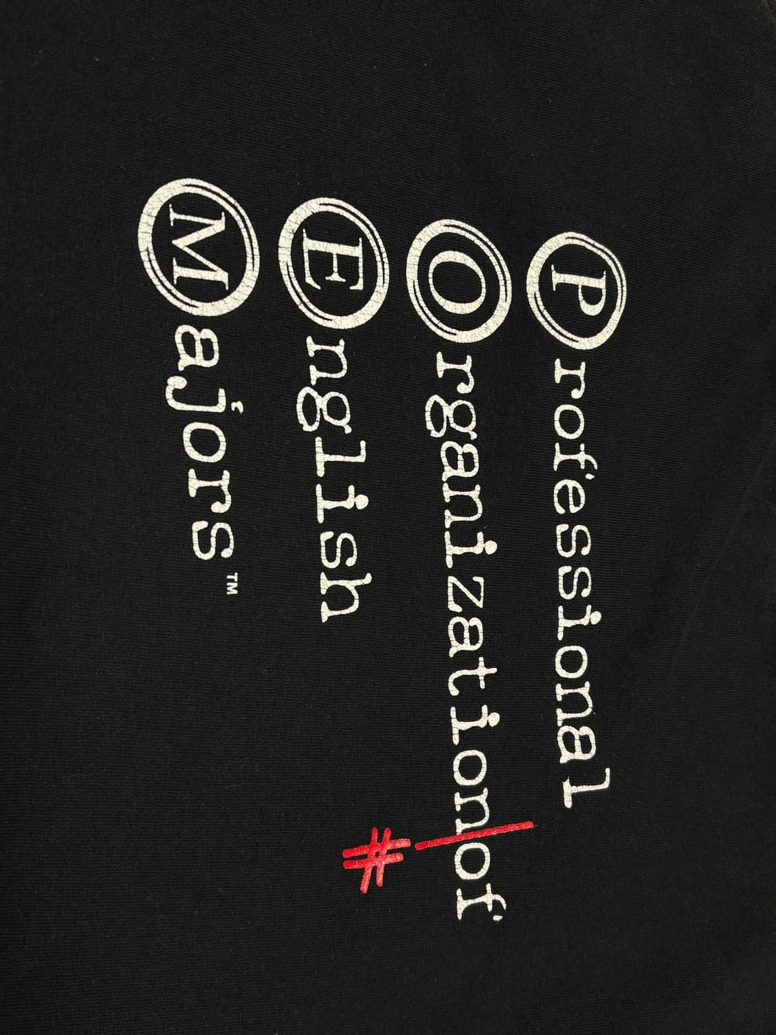Vintage Poem Crack Printed Tee 상품이미지5