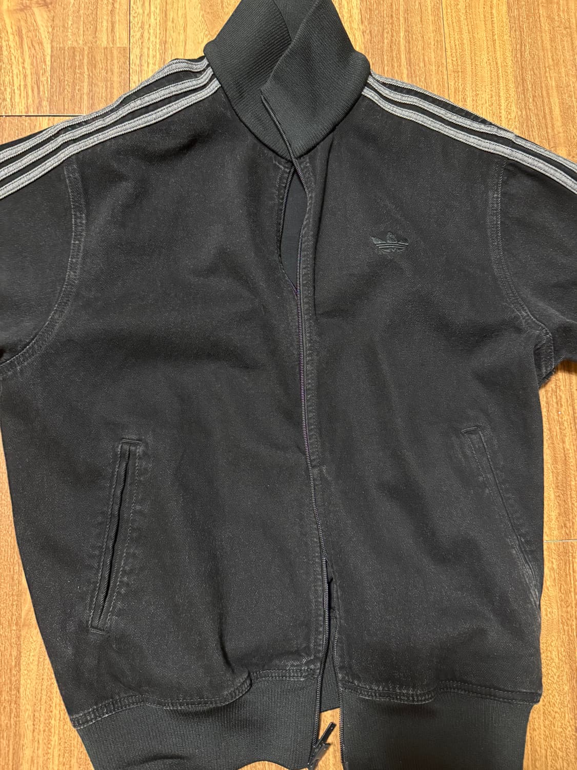 아디다스 데님 블랙 트랙탑 상품이미지3