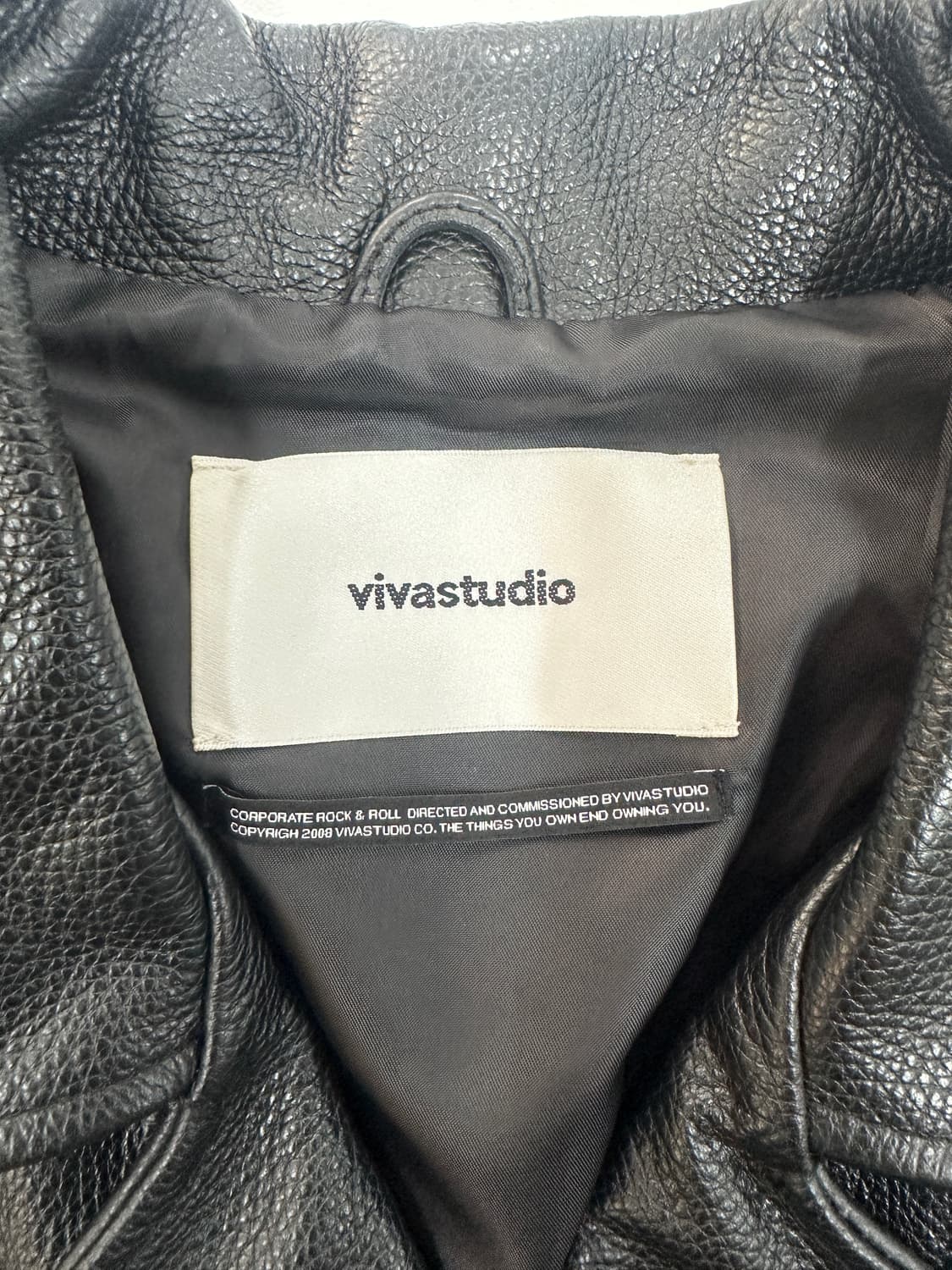 비바스튜디오 소가죽 라이더자켓 상품이미지3