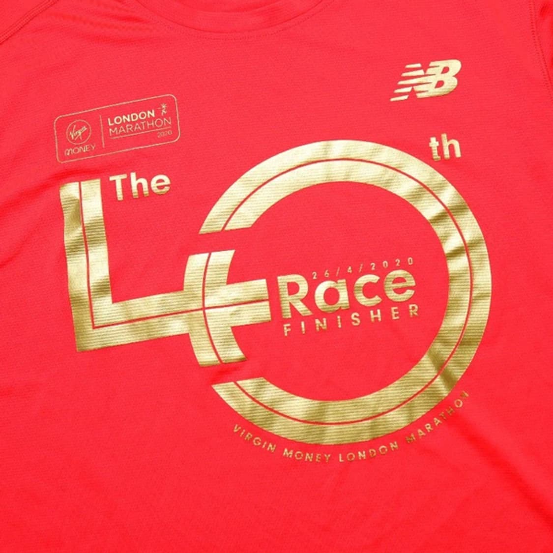 뉴발란스 / 런던 마라톤 40주년 기념 티셔츠 (L) 상품이미지3