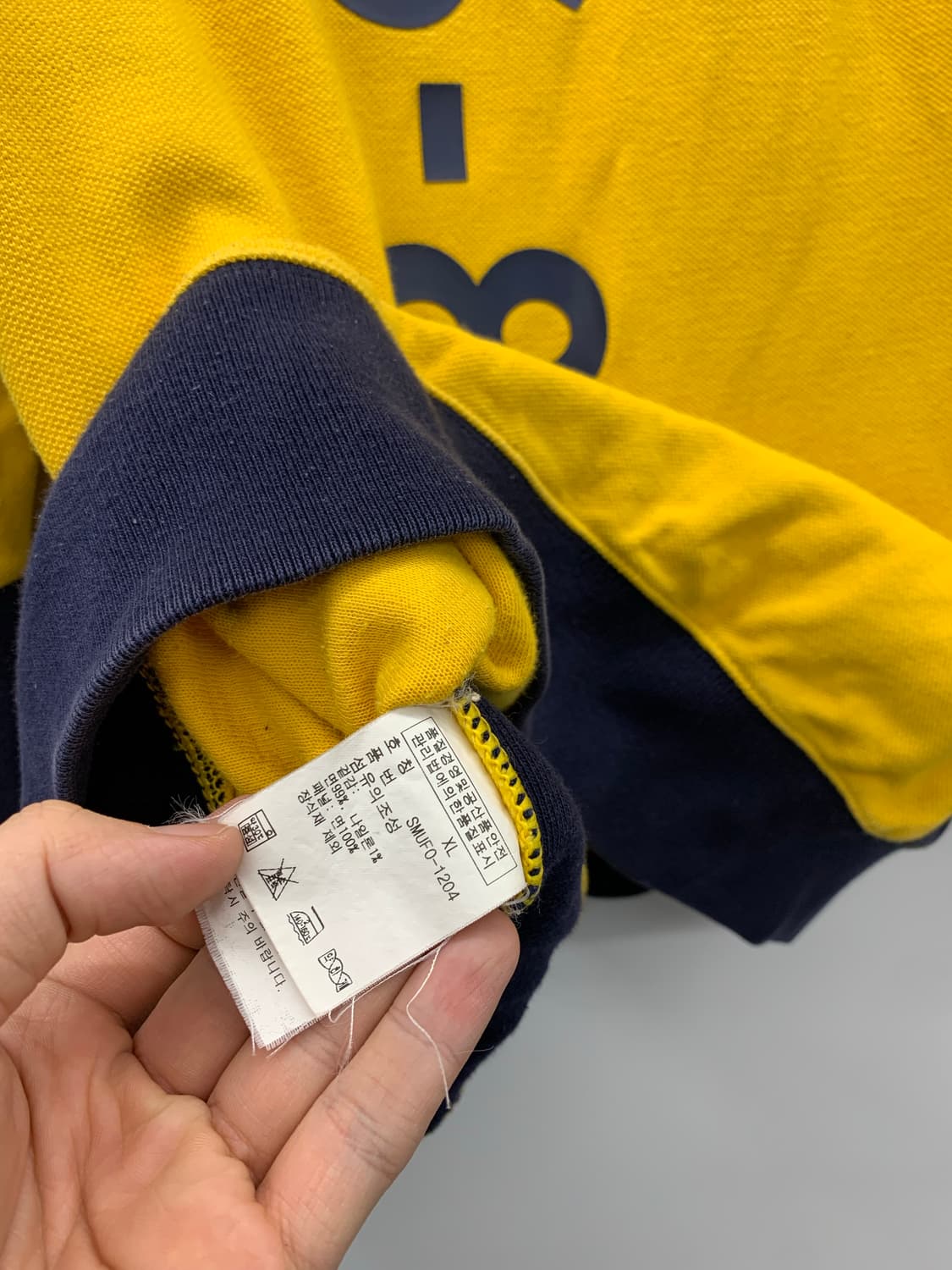 폴로 빅포니 레이싱 옐로우 하프집업 상품이미지8