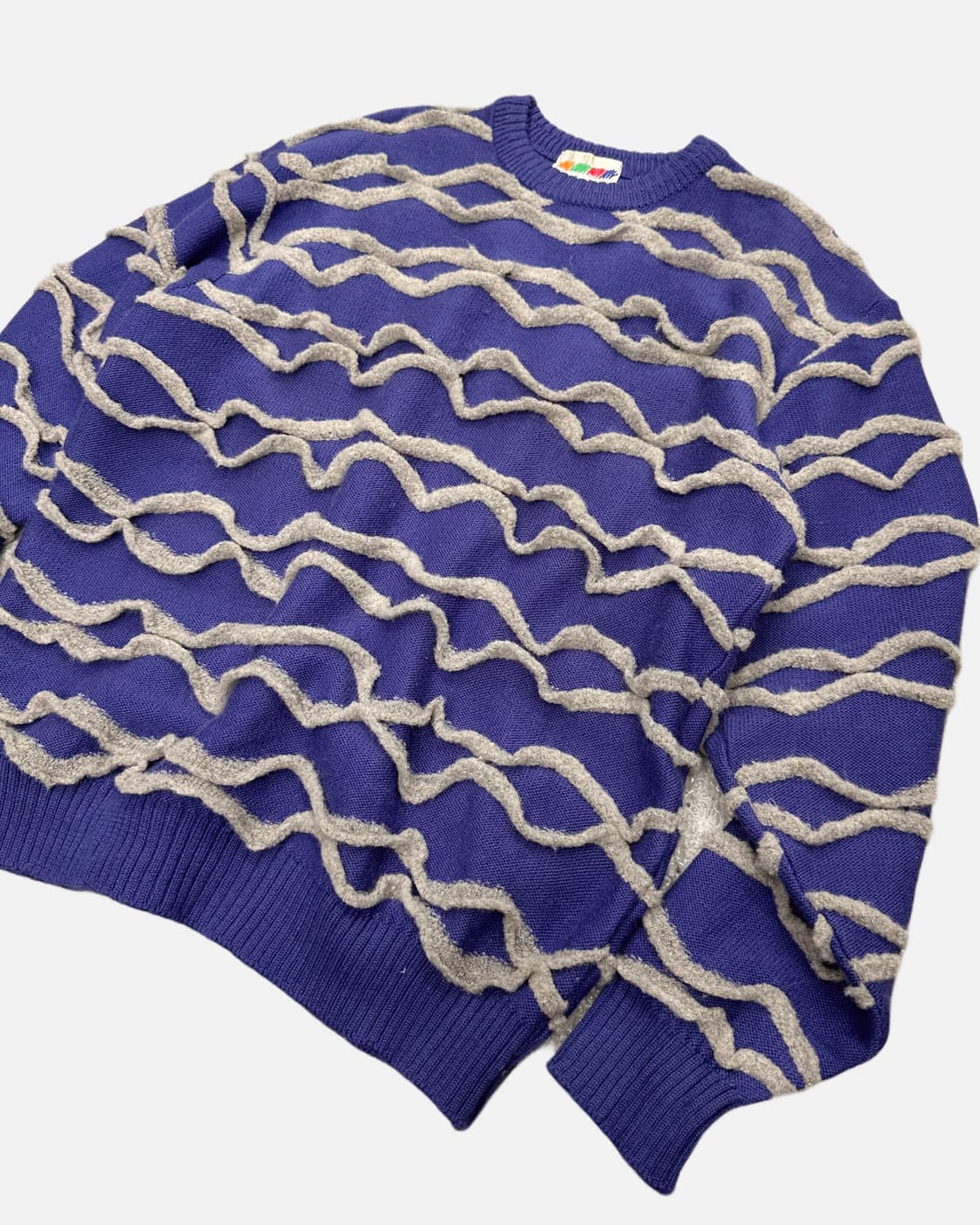 trimming violet wool knit 상품이미지3