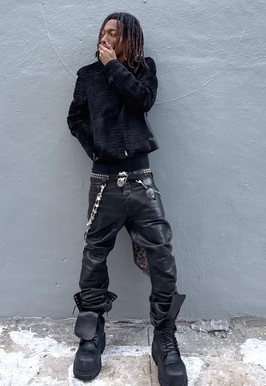 [ 43 ] 발렌시아가 스톰퍼 하이 런웨이 부츠 상품이미지3