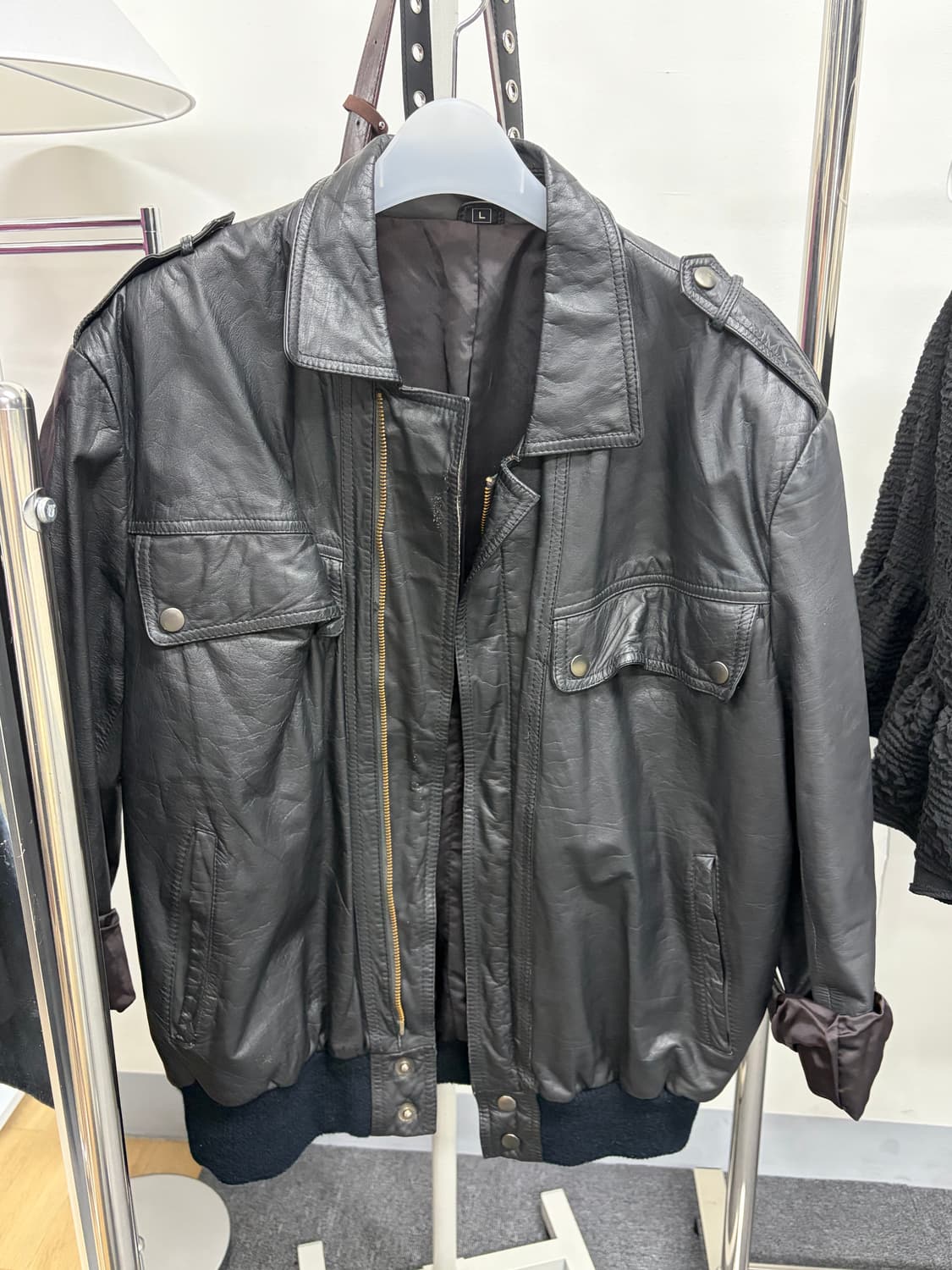 일본빈티지 레더자켓 상품이미지1