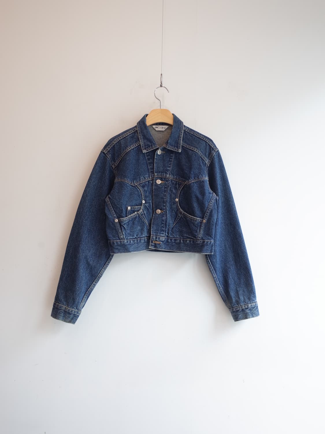 Cecilence 빈티지 데님 자켓 상품이미지1