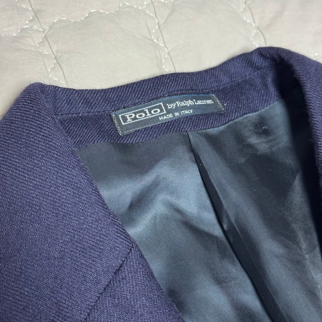 폴로 랄프로렌 캐시미어 100 네이비 블레이저 자켓 42R 상품이미지4