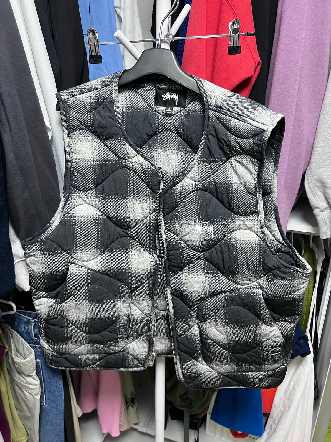 스투시 조끼패딩 S공홈구매 상품이미지1