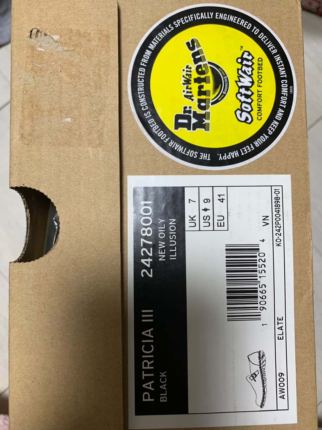 닥터마틴 패트리샤 III UK7 260 새상품 상품이미지7