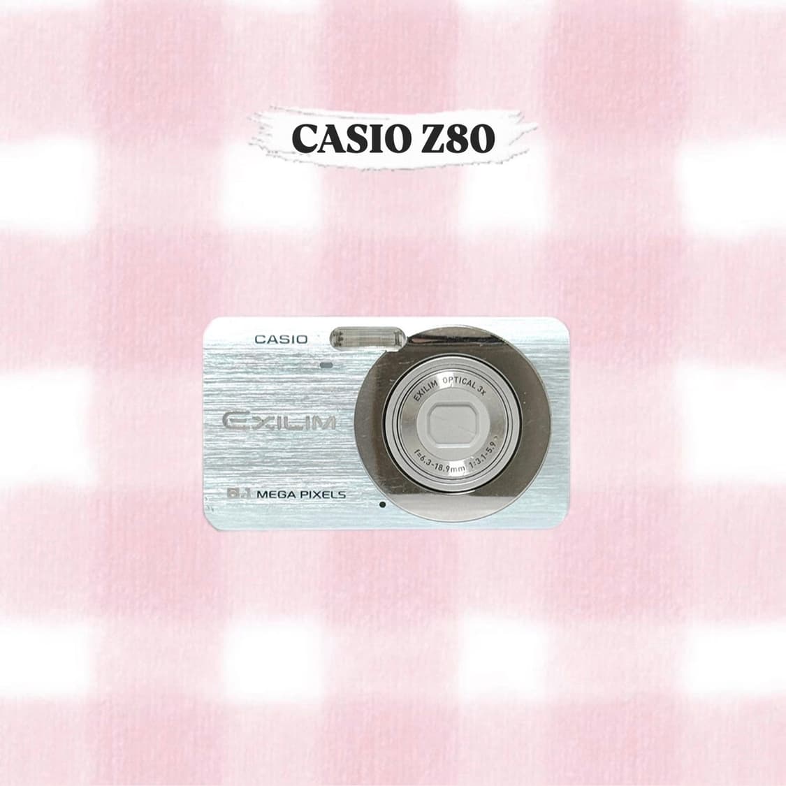 카시오 엑슬림 Z80 스카이블루 빈티지디카 상품이미지1