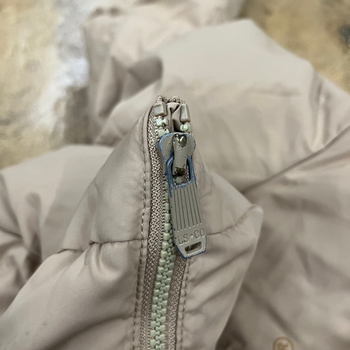 [정품/L] 리바이스 후드 패딩 자켓 베이지 b18 상품이미지7