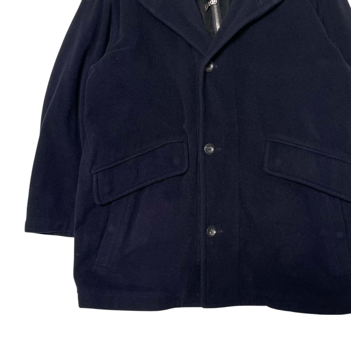 90's hugo boss 더블 칼라 빅 코트 상품이미지4