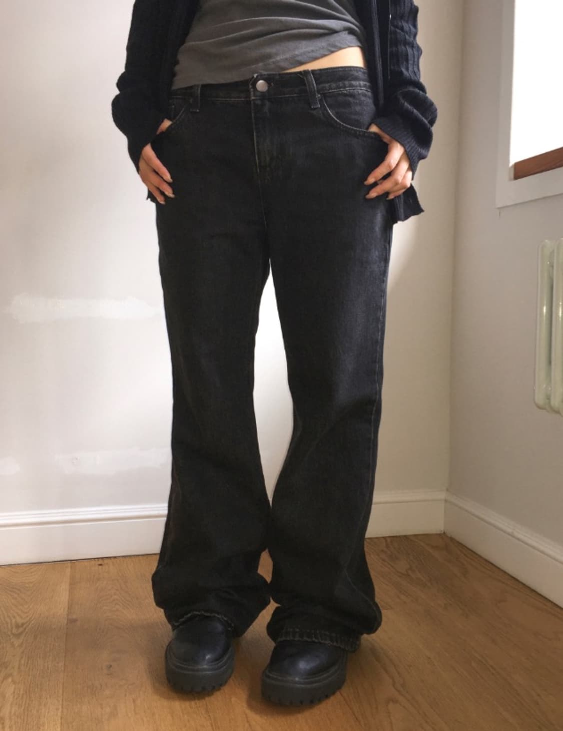 [M] 나의나인 로우라이즈 데님 부츠컷 상품이미지2