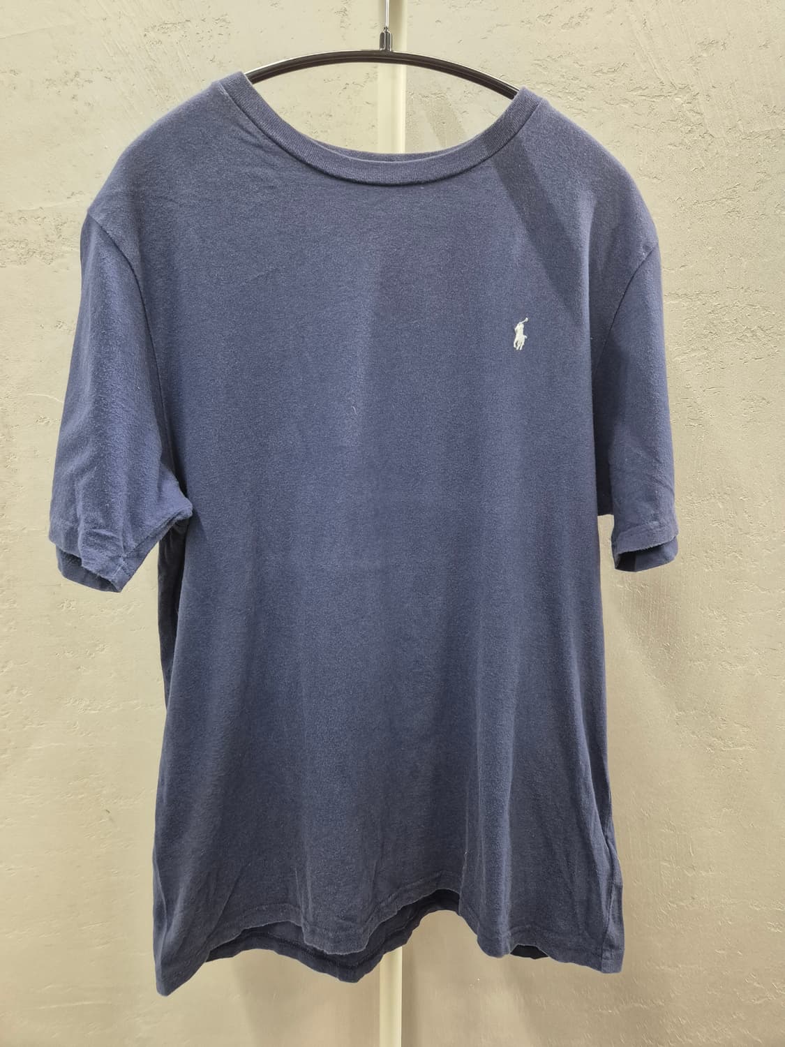 폴로 랄프로렌 네이비 반팔 흰색로고 티셔츠 XL 상품이미지2